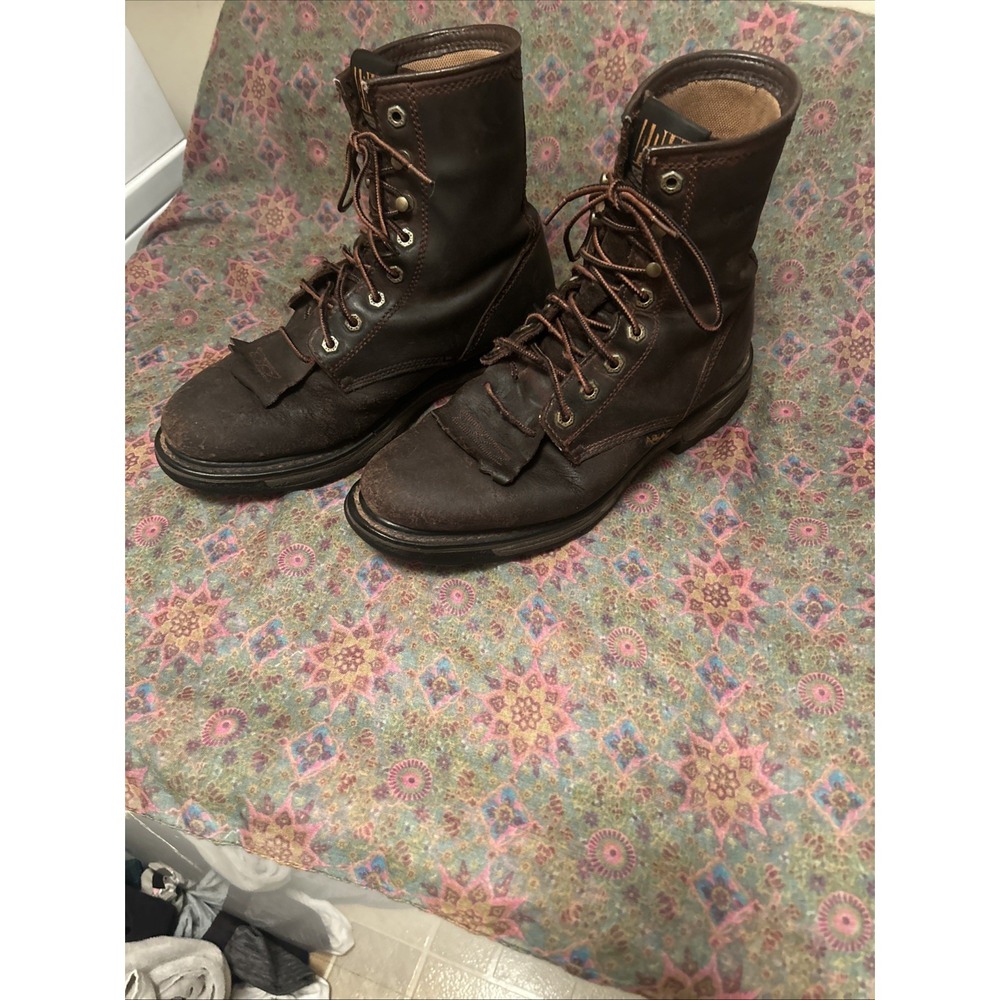 Ariat Waterproof Lace Up Round Toe Work/Hunting Boots Style Workhog H2OMen's 10D